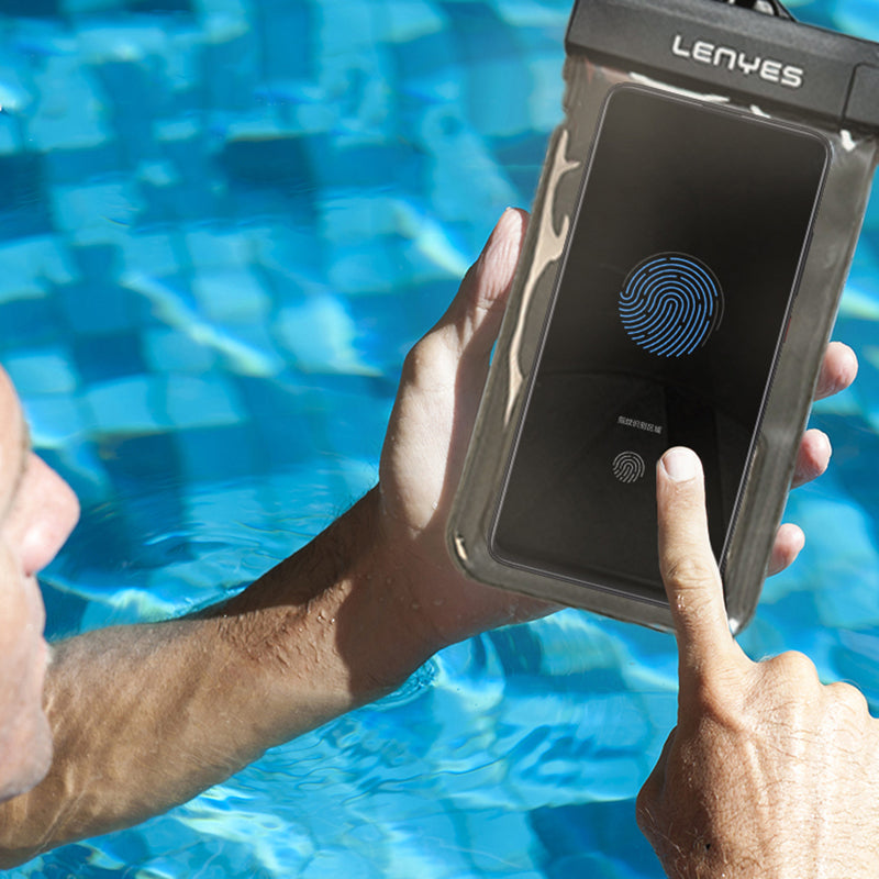 Lenyes WB2001 IPX8 Sertifikalı Universal Su Geçirmez 7.2 inç Kılıf Lenyes WB2001 IPX8 Sertifikalı Universal Su Geçirmez 7.2 inç Kılıf
